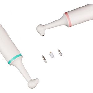 Complete Set Elektrische Tandsteen Verwijderaar - Tandplak Verwijderaar - Wit - USB Oplaadbaar