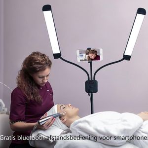 LED Salonlamp - Beauty Lamp - Verstelbaar - Inclusief Bluetooth Afstandsbediening
