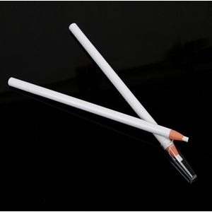 2 Stuks - Voortekenpotlood WIT – PMU – Watervast Wenkbrauw potlood – Permanente make-up – PMU potlood Wit – Stripbaar Wit voortekenpotlood