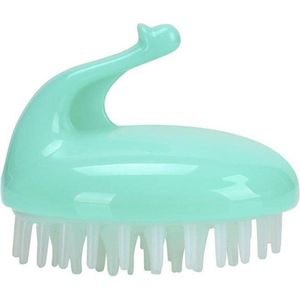 1+1 gratis - Haarborstel - Siliconen Haarborstel - Siliborstel - Massage Borstel - Haarverzorging - Anti-Roos Borstel - Hoofdhuid Borstel - Gezond Haar - Lichtblauw - Blauw