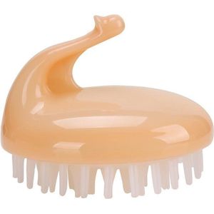 1+1 gratis - Haarborstel - Siliconen Haarborstel - Siliborstel - Massage Borstel - Haarverzorging - Anti-Roos Borstel - Hoofdhuid Borstel - Gezond Haar - Zalmkleur - Roze