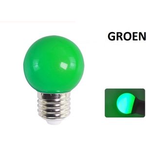 LED Bollamp E27 - 2 Watt - Groen