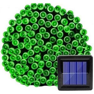 100 LED's kerstverlichting op zonne-energie melkwit 100 LED's kerstverlichting op zonne-energie melkwit