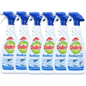 6x Dubro Ultra badkamer reiniger - badkamerreiniger - Anti kalk - 6x 650ml