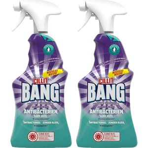 Cillit Bang - Allesreiniger Spray Antibacterieel - Bleek vrij 2 x 750ml