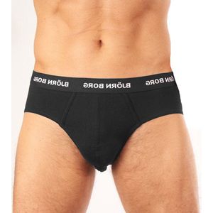 Bjorn Borg - Heren Slips - Zwart - Katoen/Elastisch - Verpakking van 3