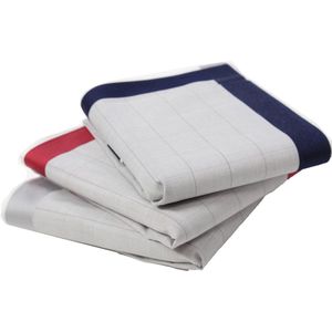 Swan 6 stuks Heren zakdoeken - Grey Lord - 46 - Grijs