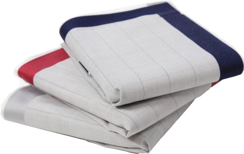 Swan 6 stuks Heren zakdoeken - Grey Lord - 46 - Grijs