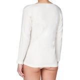 Entex thermo shirt lange mouw met kantje - Creme