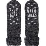 Basseteffen - Huissokken - Blauw - Wol - Antislip Onderzijde