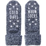 Basset - Huissokken - Blauw - Unisex - ABS