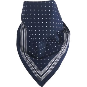 Bandana - Blauw - Katoen - Kleine Stippel - 54x54 CM