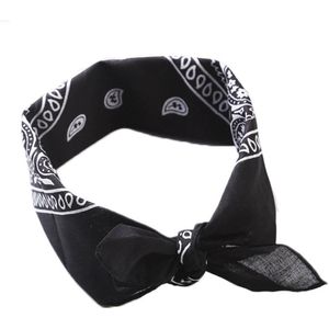 Bandana  Rain Drop Zwart 54 x 54 cm