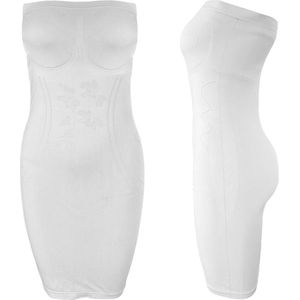 Fine Woman - Strapless Onderjurk - Naadloos - Anti Slip - Blauw