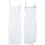 Gaubert - Onderjurk Extra Lang - Wit - Spaghetti Bandjes