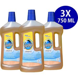 Pledge Clean it - hout & laminaatreiniger  3 x 750ML = 2.250ml