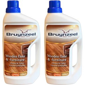 2x1L Parketreiniger Houten Vloeren - Natuurlijke Glans