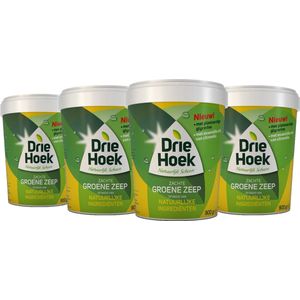 4 x Driehoek Zachte Groene Zeep - 4 x 900 gram - 99 % biologisch afbreekbaar