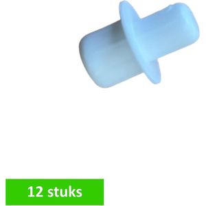 TQ4U kastplankdrager - duplo - geschikt voor boorgat 6 en 8 mm - kunststof - wit - 12 STUKS