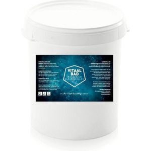 16 KG VitaalBad® Magnesium Badkristallen Badvlokken Badzout - meest Krachtige en Pure magnesium verkrijgbaar - voor voetenbad of ligbad - Emmer 16000 gram