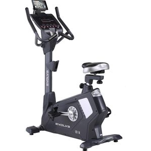 Evolve Fitness B11 Hometrainer Fiets - Ruime Garantie - Incl. grote LED Console, Transportwielen, MP3 input en Ventilator