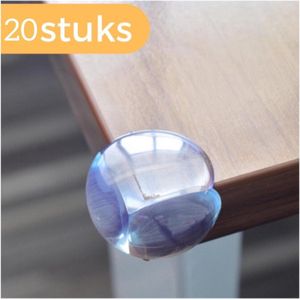 Hoekbeschermers - Transparant - Zelfklevend Op Tafels En Kasten - 20 Stuks - NLStuff4u