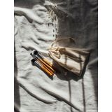 Make Up - Kwasten Set - 11 Delig - Bamboe - Inclusief Opbergzakje