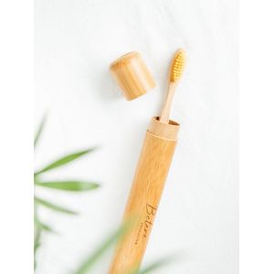 Betereproducten - Bamboe Tandenborstelhouder - Natuurlijke Kleur - 100% Biologisch Afbreekbaar