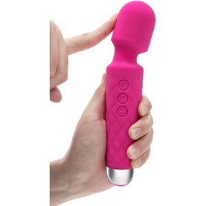 Magic Wand Vibrator - Vrouwen en Koppels - 20 cm - 20 standen - roze