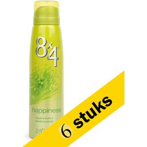 8x4 Happiness Deodorant - Voordeelset (5x150ml)