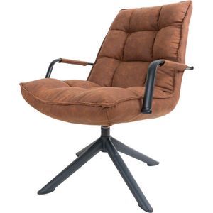 Fauteuil Dorus - Armleuning - Cowboy - Cognac 215