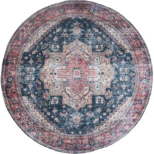 Nora - Vloerkleed - Rood - Rond - Ø120 cm