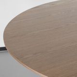 Eettafel rond Ronsi bruin 140cm ronde eettafel