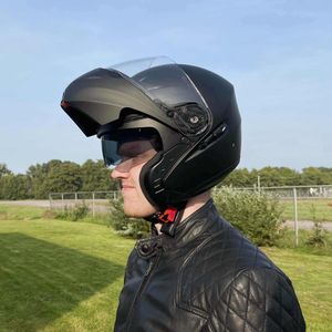 HELM VITO SYSTEEMHELM LANZETTI MAT ZWART - L