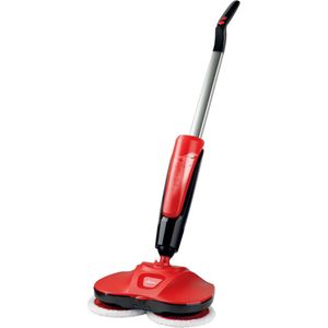 VILEDA® | Looper | Elektrische vloerwisser | Vileda dweil | Vileda mop | Spray mop | Vloerwisser | Vloerreiniger | Draadloos | Incl. 2 rode microvezeldoeken