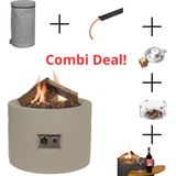 Happy Cocooning Pakket Cocoon Table Rond Taupe Combi Deal