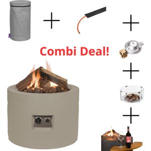 Happy Cocooning Pakket Cocoon Table Rond Taupe Combi Deal