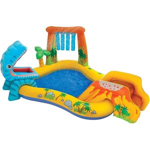 Opblaasbaar waterspeelcentrum dinosaurussen, 98 x 75 x 43 inch