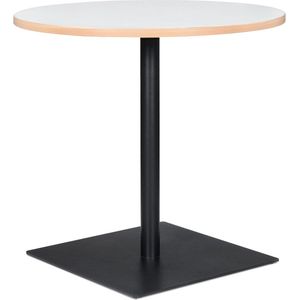 Maysun - Design Bistrotafel - BEAU Wit-Zwart Ø 80 CM