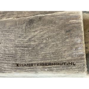 Steigerhouten plank liefdevol geschuurd en splintervrij 100 cm GEBRUIKT steigerhout.