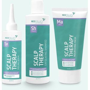 Neofollics Behandeling voor roos / Seborroïsch Eczeem en Psoriasis - Shampoo 250ml - Masker 175ml - Lotion 90ml