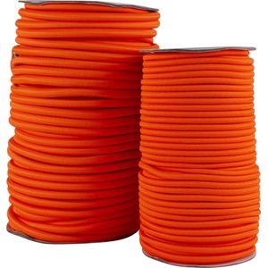 Bungykoord 4mm fluo oranje rol