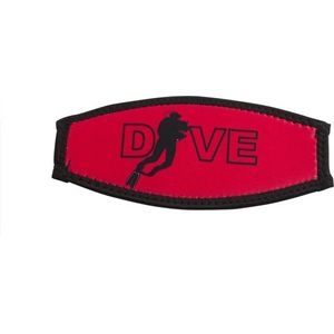 Maskstrap neopreen slide dive rood