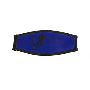 Maskstrap neopreen slide dive blauw