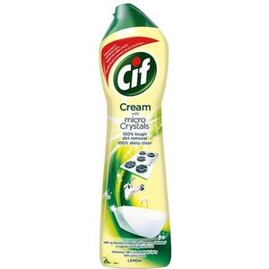 Cif Cream Citroen Schuurmiddel - 4 x 500 ml - Voordeelverpakking