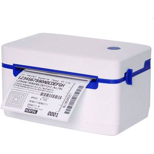 BeSmart - Zywell ZY909 Thermische Labelprinter met USB & Bluetooth - Ideaal voor Webshops - Groot Verzendlabel (10x15 cm / A6)