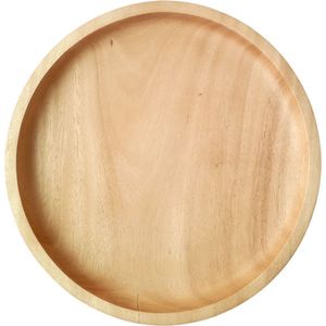 Floz Design houten bord - houten ontbijtbord - 25 cm - fairtrade