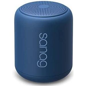 Bluetooth Luidspreker,Draagbare Luidsprekers Bluetooth 5.0 Basseffecten Batterij 1200 mAh 18 uur Speeltijd IPX5 Waterdicht,Mini Bluetooth luidspreker ondersteuning TWS handsfree bellen TF kaart- blauw