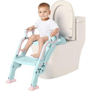 Kinderpotje kikker blauw - Urinoir - Toilettrainer voor de kleine man