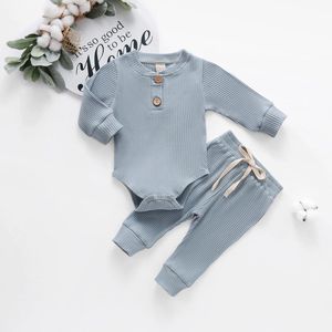 Newborn Kleding - Baby Kleding Meisje - Baby Kleding Jongens - Babykleertjes Set 2/delig 0-3 Maanden -Blauw